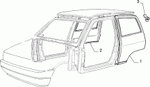 70020/00 КУЗОВ, ОБЛИЦОВКИ (ЗАДНЯЯ ЧАСТЬ) 