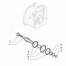 21215-010 PRIMARY SHAFT AND GEAR LEAD