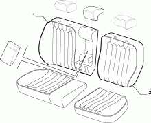 70615/03 REAR SEAT LINING