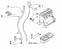 10301-060 DIP STICK, CAP, TRANSMITTER AND PRESSURE ROD