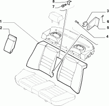 70613/00 REAR SEAT