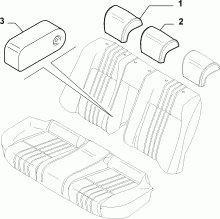 70615/00 REAR SEAT LINING
