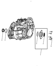 21201-030 AUTOMATIC TRANSMISSION CASE AND COVERS