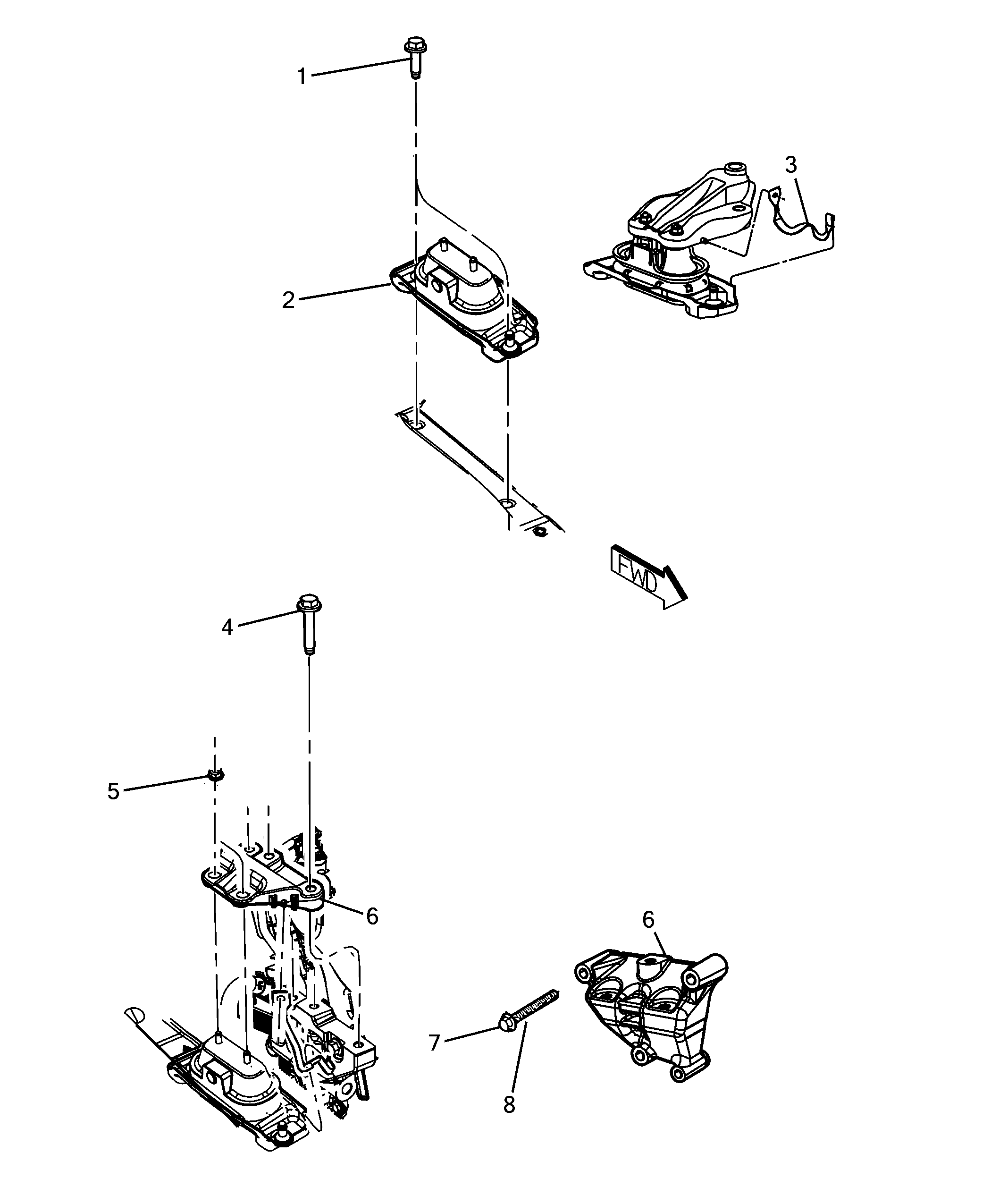 10003-010 ENGINE  SUPPORT