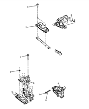 10003-010 ENGINE  SUPPORT