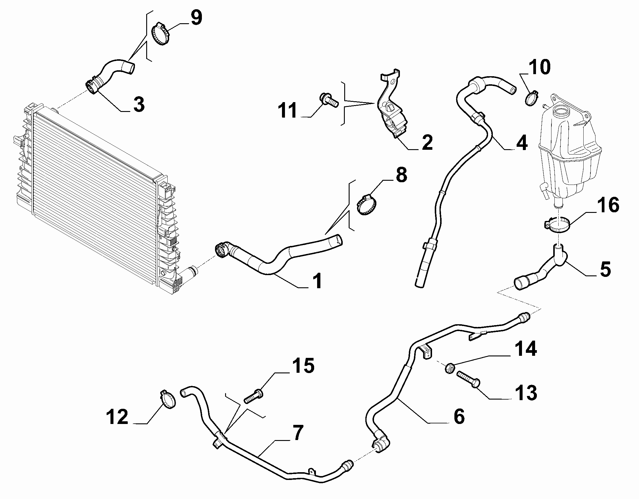 10401-030 RADIATOR PIPING