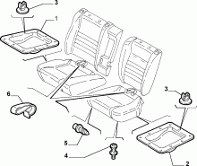 70613/01 REAR SEAT