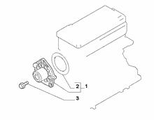 10402-010 WATER PUMP AND GASKETS