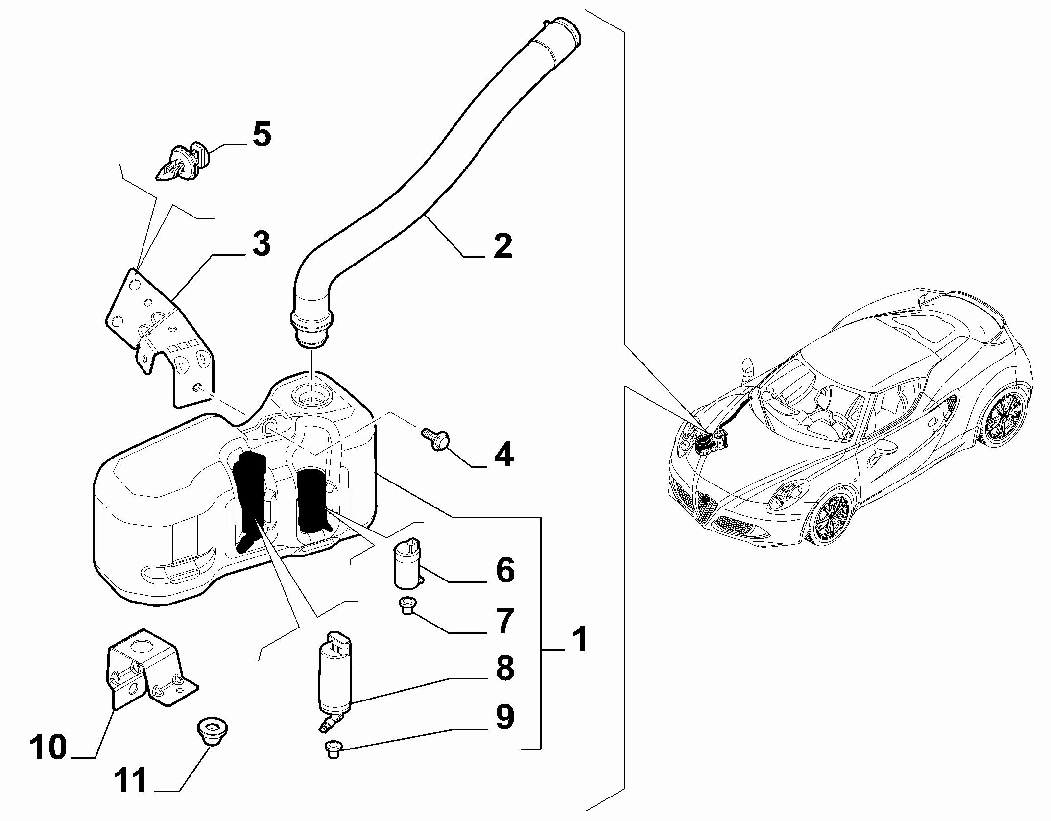 55514-030 WINDSHIELD WIPER RESERVOIR