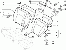 70613/02 REAR SEAT