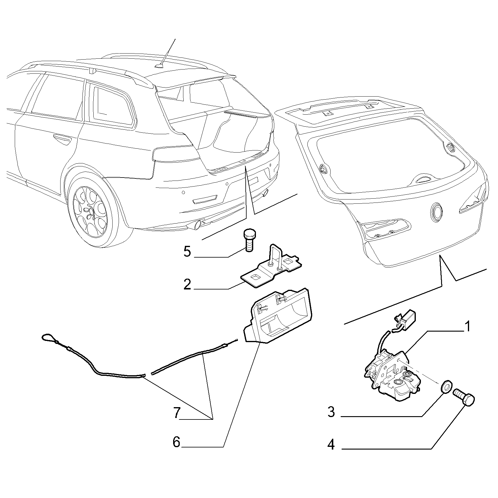 70148-020 BONNET LOCK