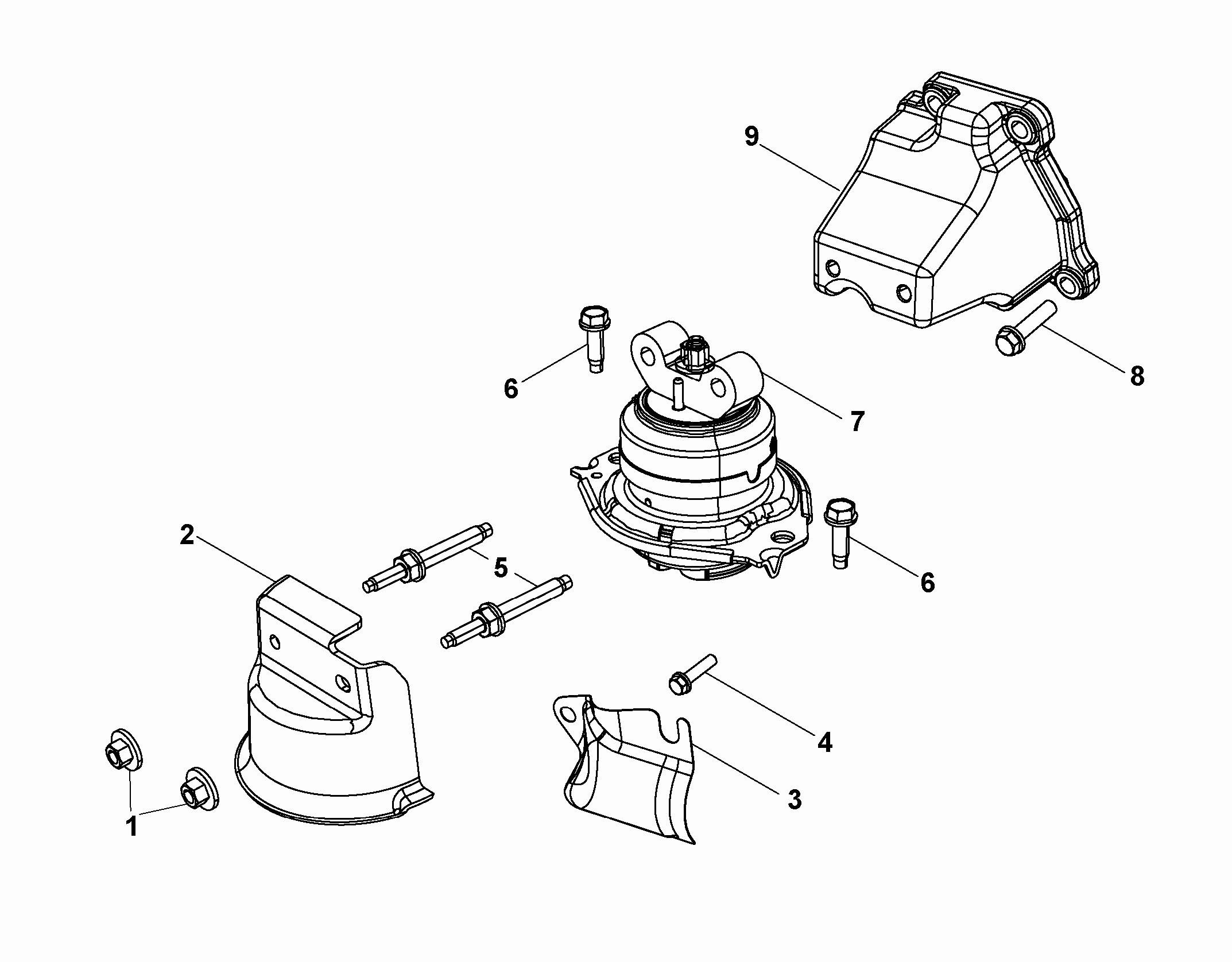 10003-010 ENGINE  SUPPORT