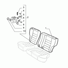 70613/01 REAR SEAT