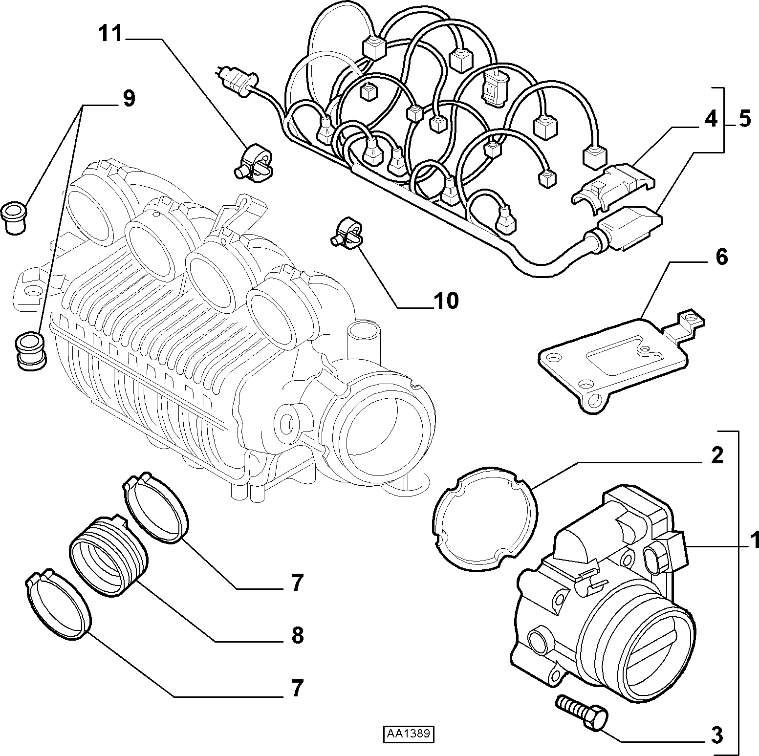 55191348 AIR DUCT SYSTEM