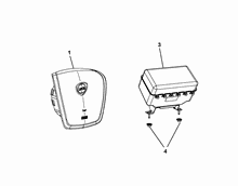 55508-009 FRONT AIRBAGS