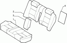 70615/05 REAR SEAT LINING