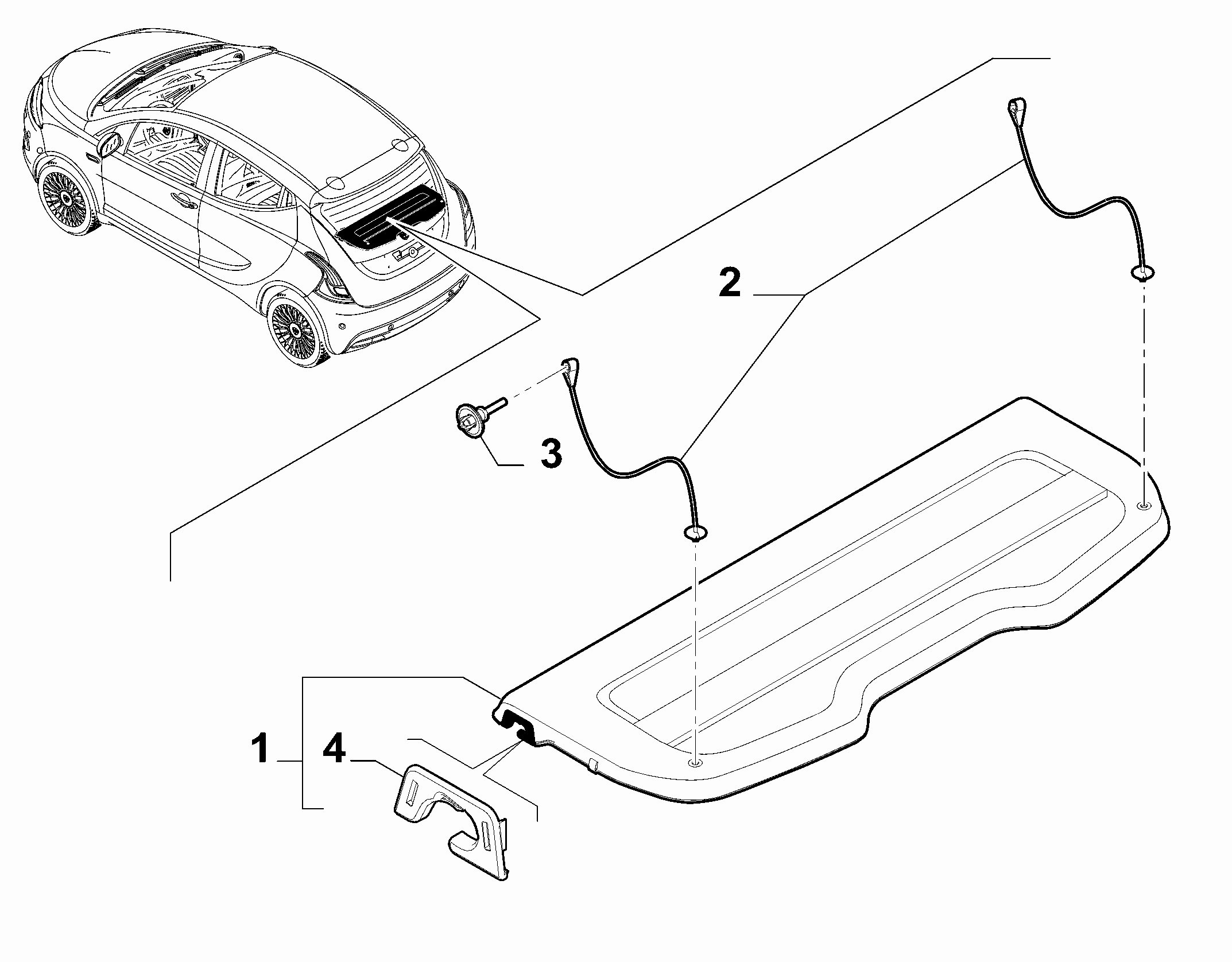 70523-070 PARCEL SHELF