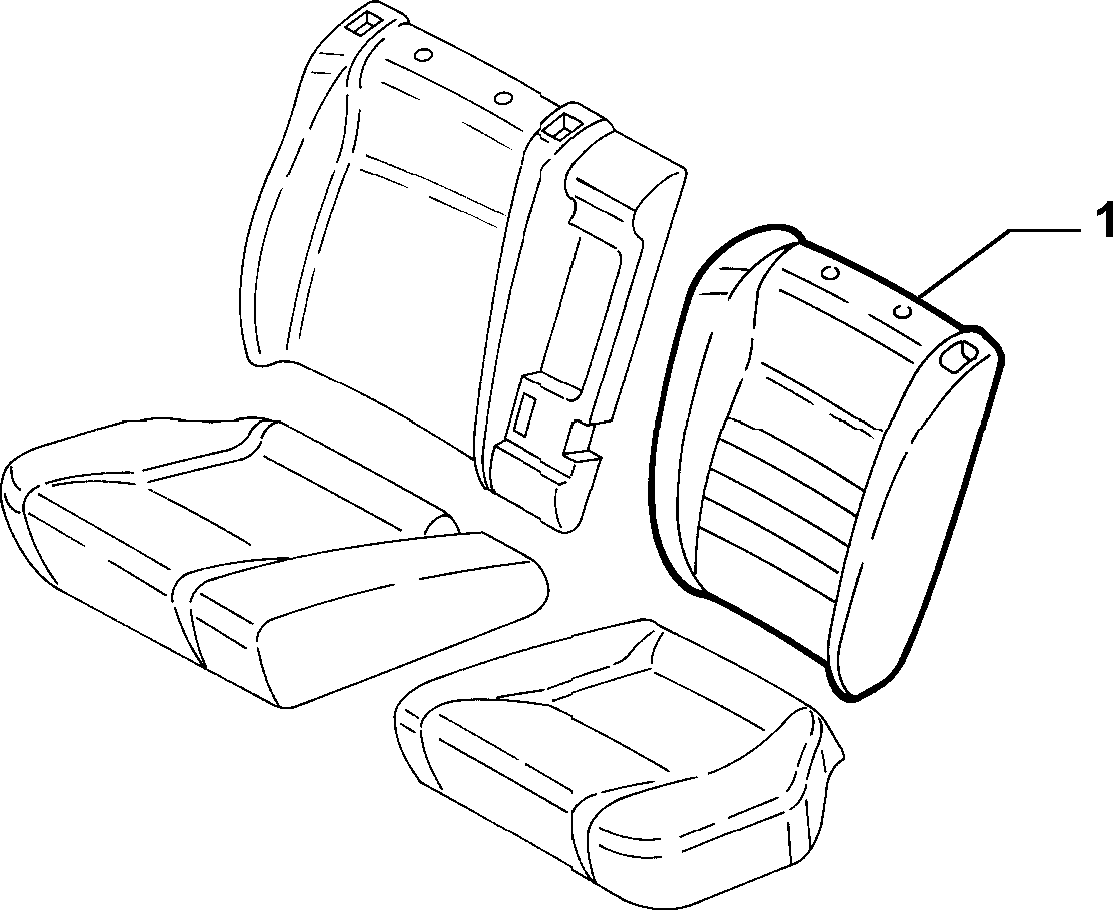70615/02 REAR SEAT LINING