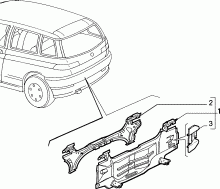 70020/00 КУЗОВ, ОБЛИЦОВКИ (ЗАДНЯЯ ЧАСТЬ) 