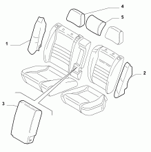 70615/11 REAR SEAT LINING