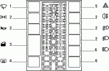 55502/00 БЛОК СОЕДИНЕНИЙ И ВЫКЛЮЧАТЕЛЕЙ 