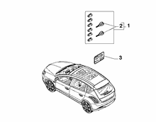 55202-020 KEY KIT AND OPENING SYSTEM