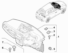 70502-010 DASHBOARD INSTRUMENT HOLDER