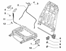 70601-030 FRONT SEAT ADJUSTMENT DEVICES
