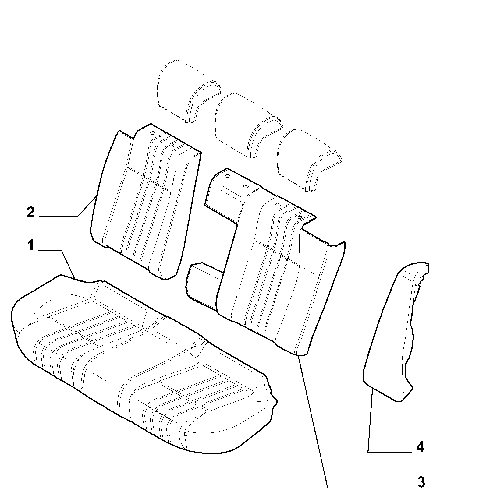 70615/04 REAR SEAT LINING