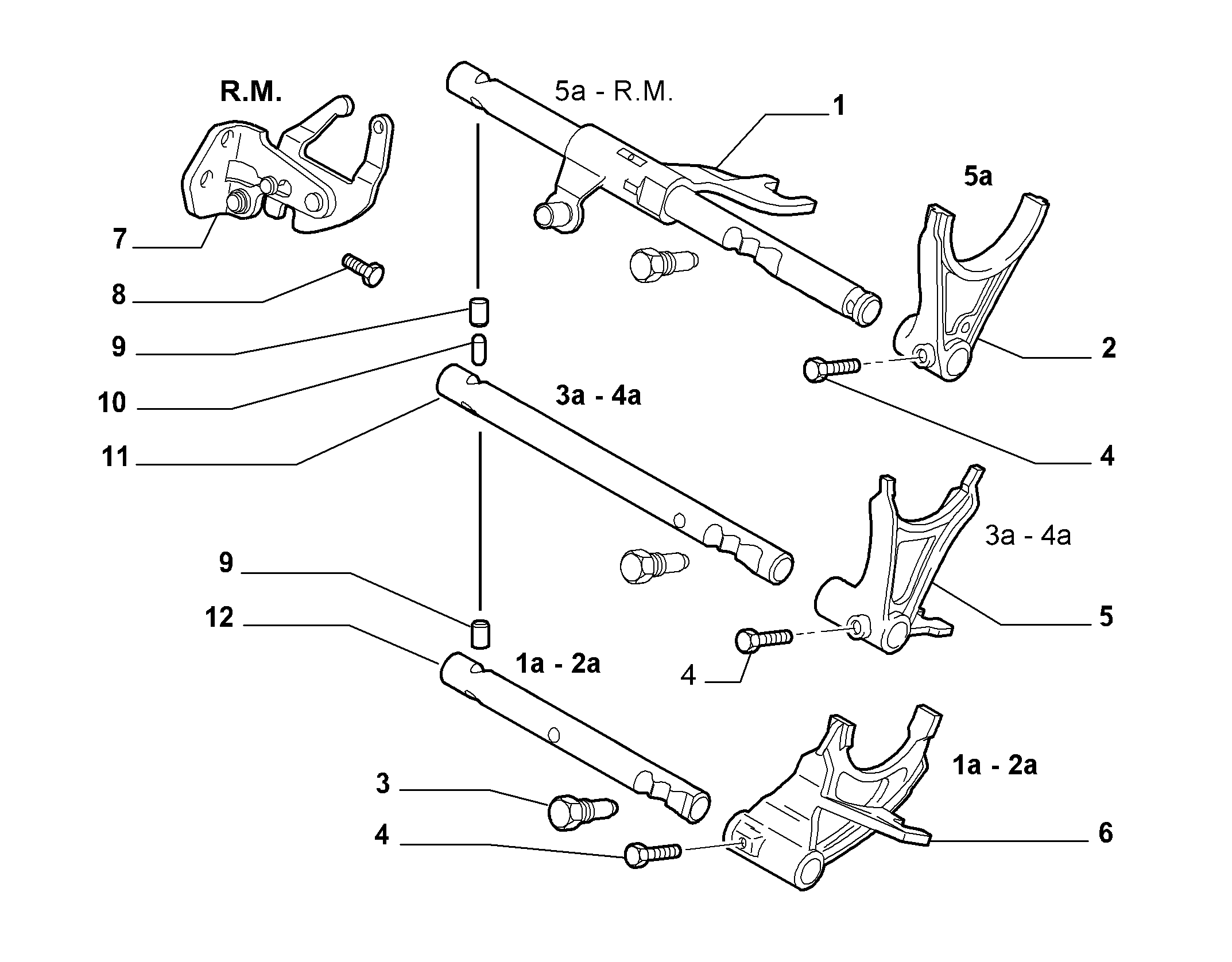 21219-020 GEAR FORKS STAMP