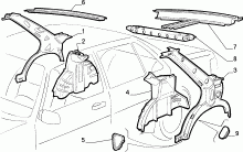 70004/00 КУЗОВ, РАМЫ (ЗАДНЯЯ ЧАСТЬ)
