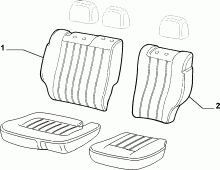 70615/02 REAR SEAT LINING