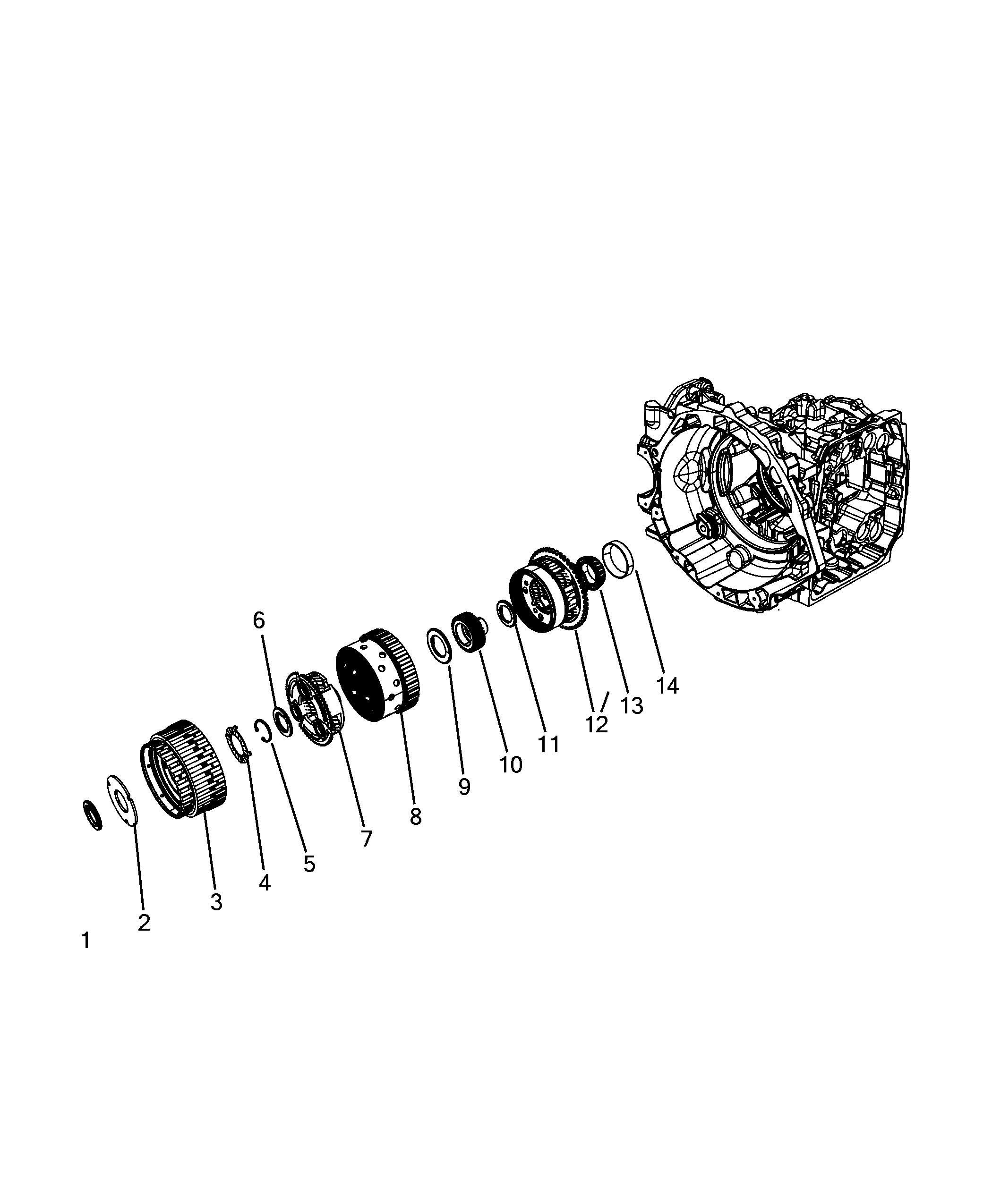 21201-090 AUTOMATIC TRANSMISSION GEAR UNIT