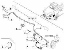 55514-050 WIPER BLADE PROTECTOR TUBING