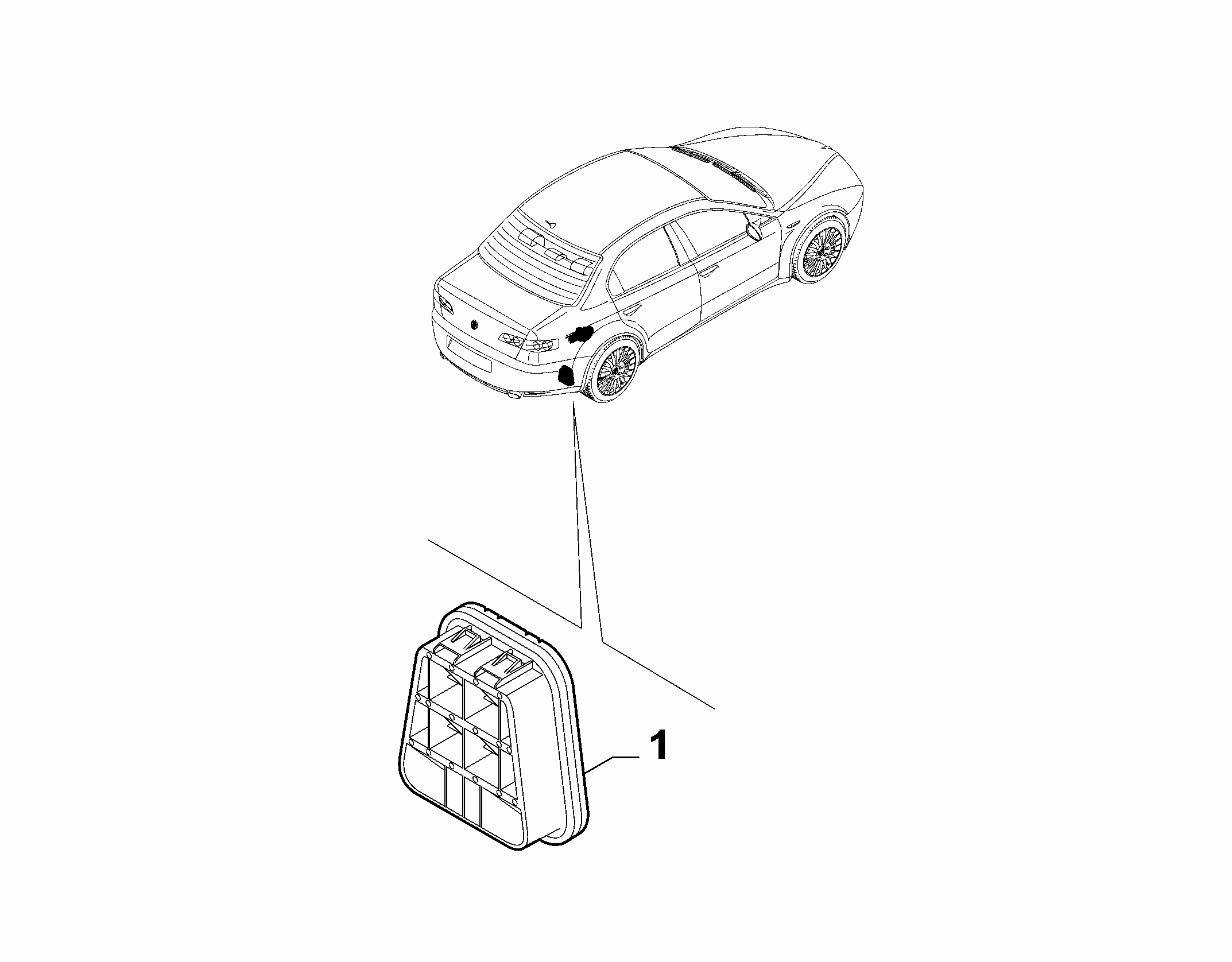 70717-040 TRUNK AIR OUTLET