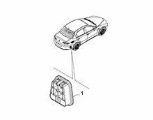 70717-040 TRUNK AIR OUTLET