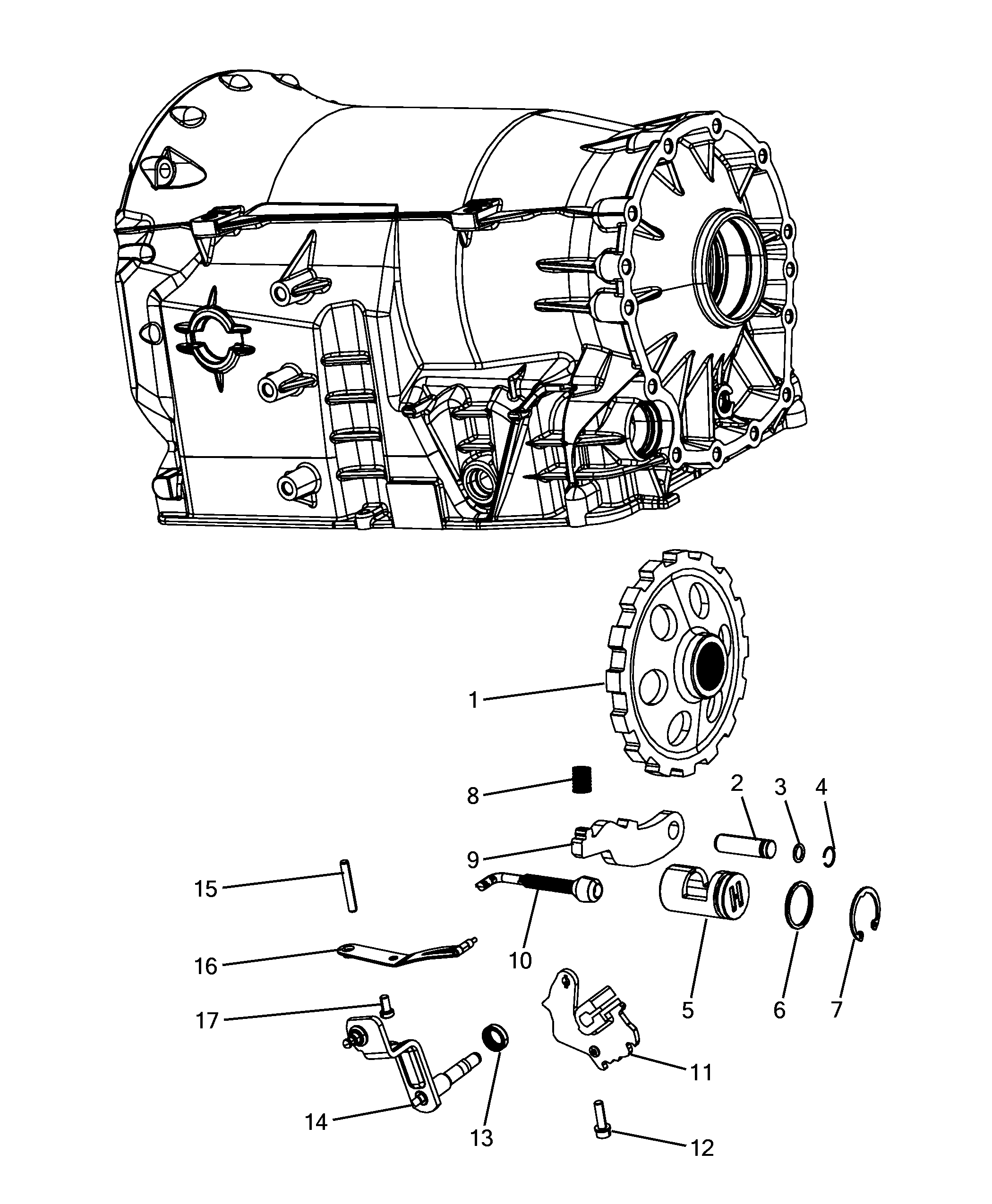 21201-110 AUTOMATIC TRANSMISSION PARKING UNIT