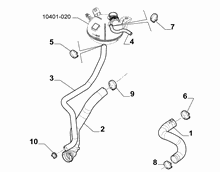 10401-030 RADIATOR PIPING
