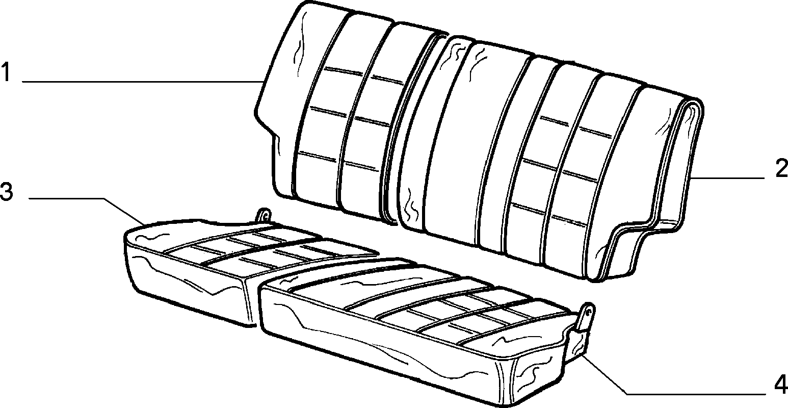 70615/04 REAR SEAT LINING