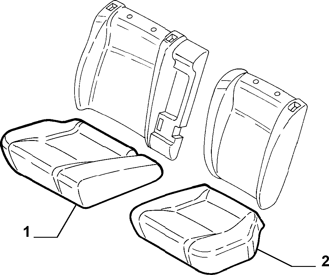 70615/02 REAR SEAT LINING