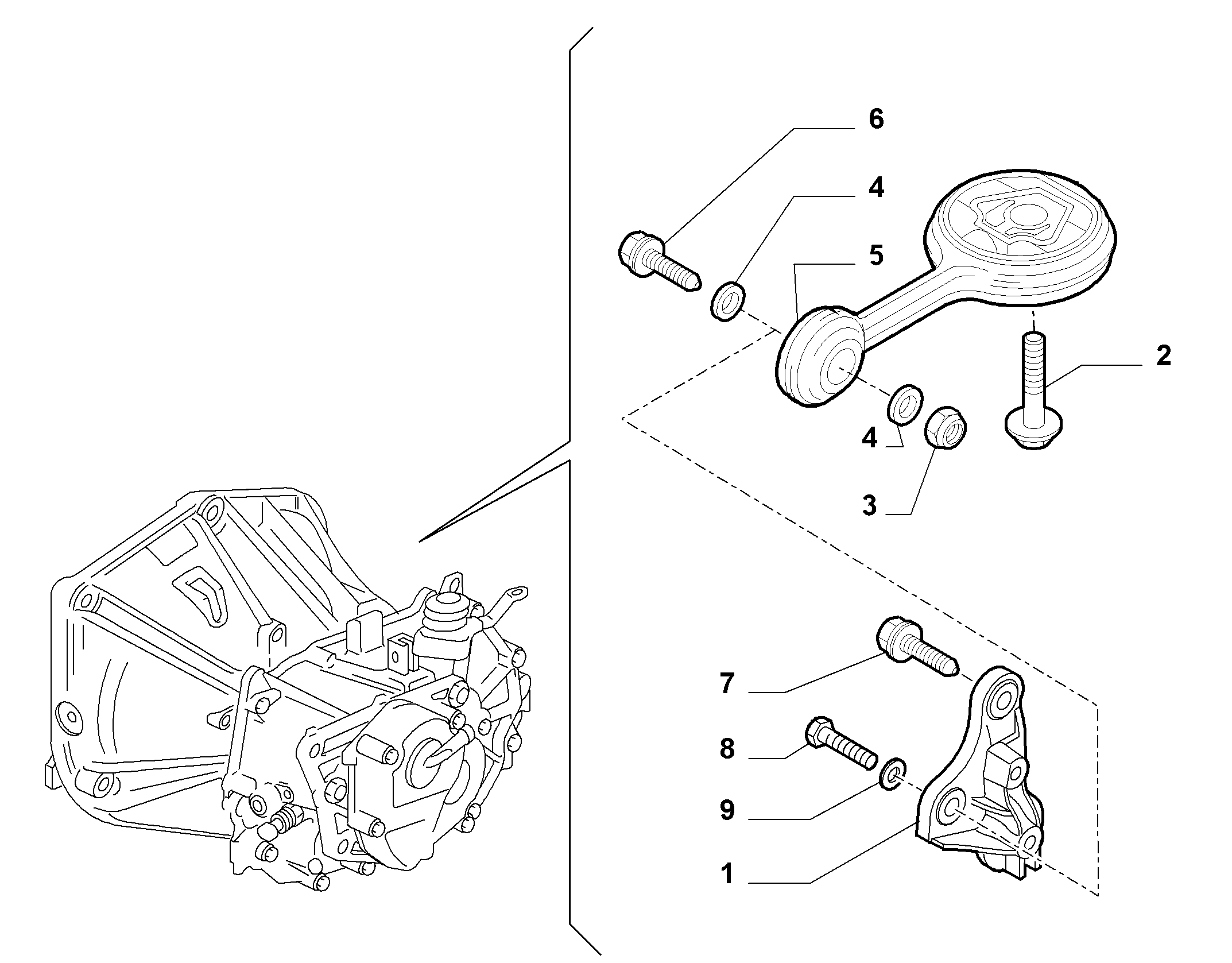 10002-030 AXLE INLET SCREW ANCHOR AND TENSION ROD SUSPENSION