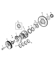 10103-010 ENGINE SHAFT AND HALF BEARING