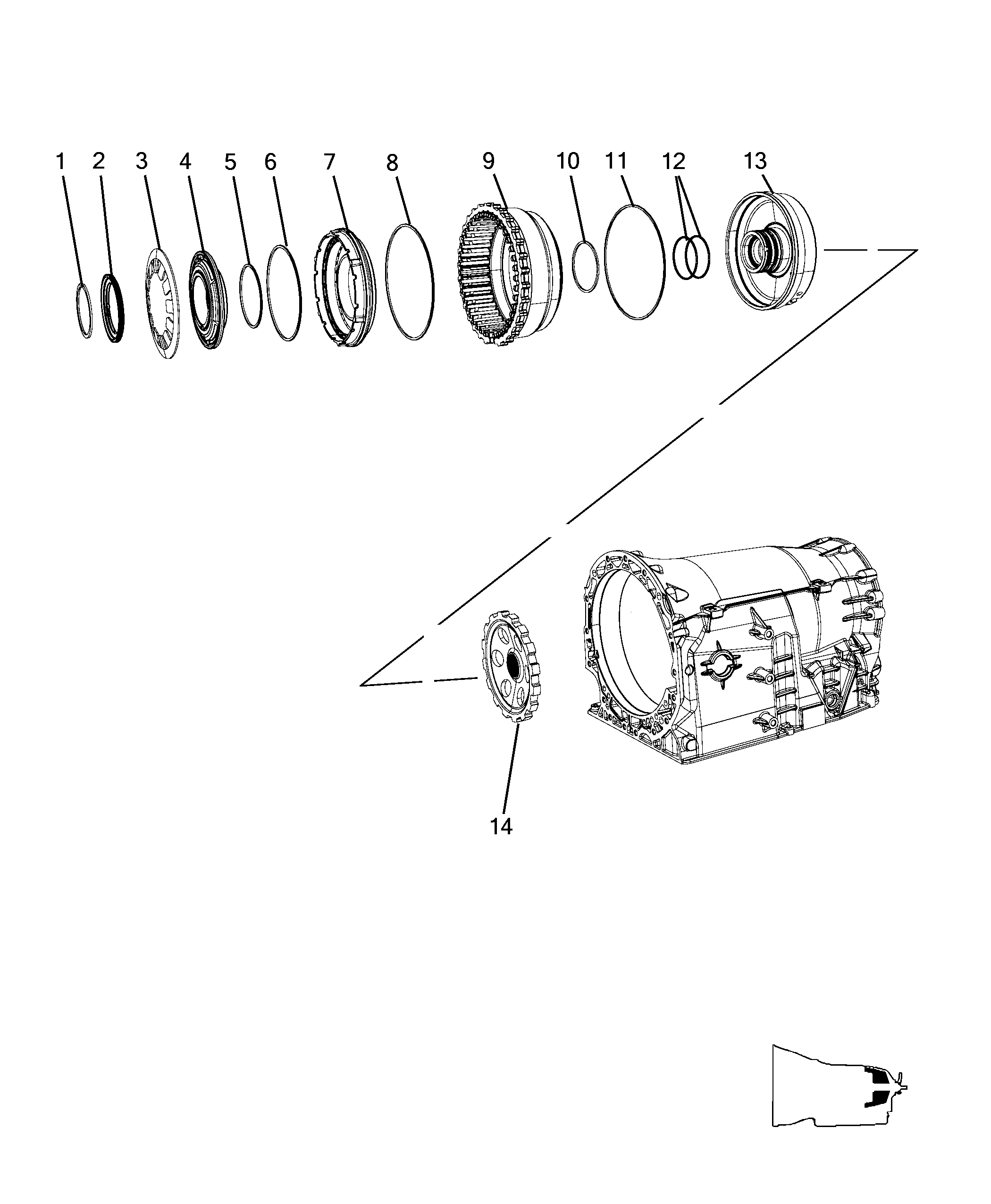 21201-080 AUTOMATIC TRANSMISSION INNER CLUTCH UNIT