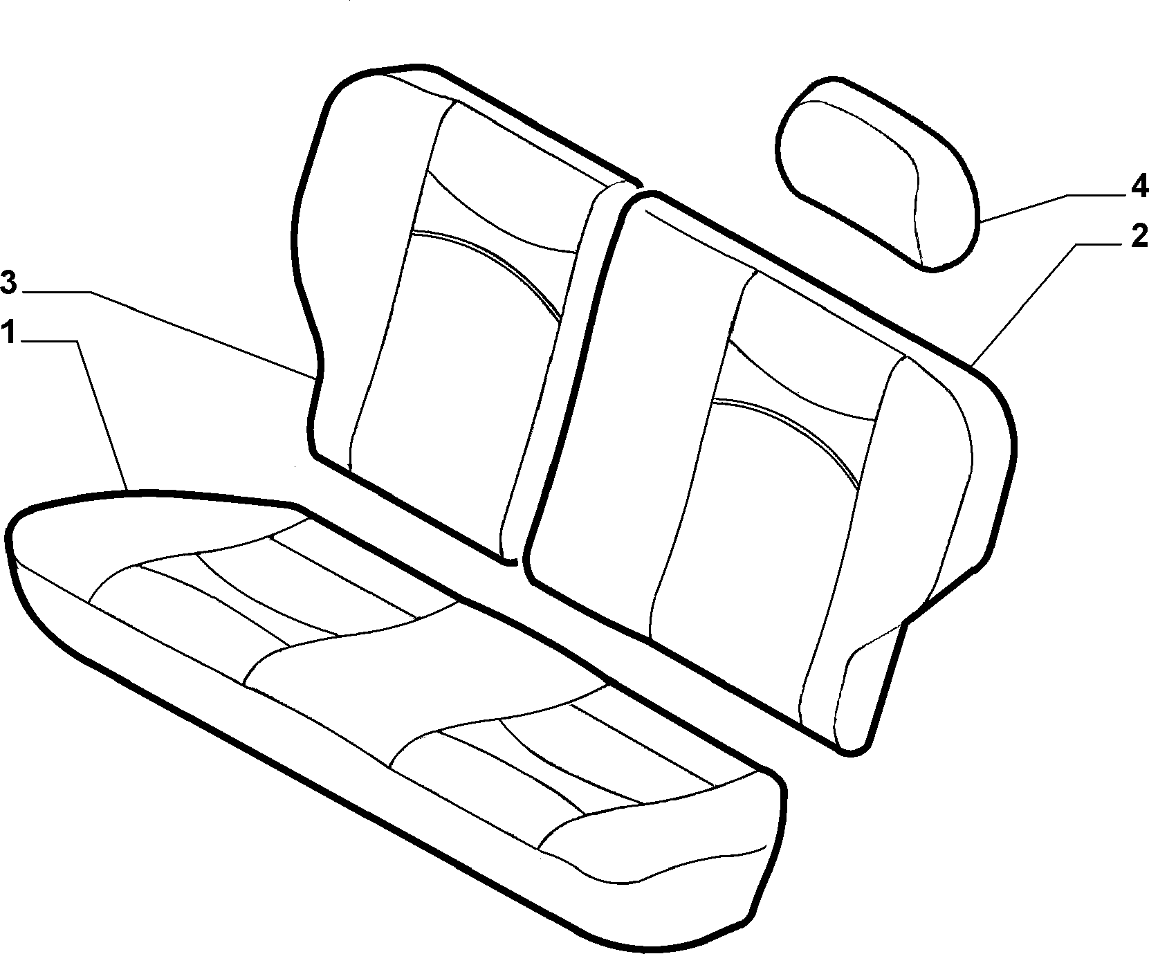 70615/04 REAR SEAT LINING