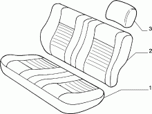 70615/00 REAR SEAT LINING