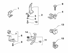 41207-040 HYDRAULIC SYSTEM CLAMPS