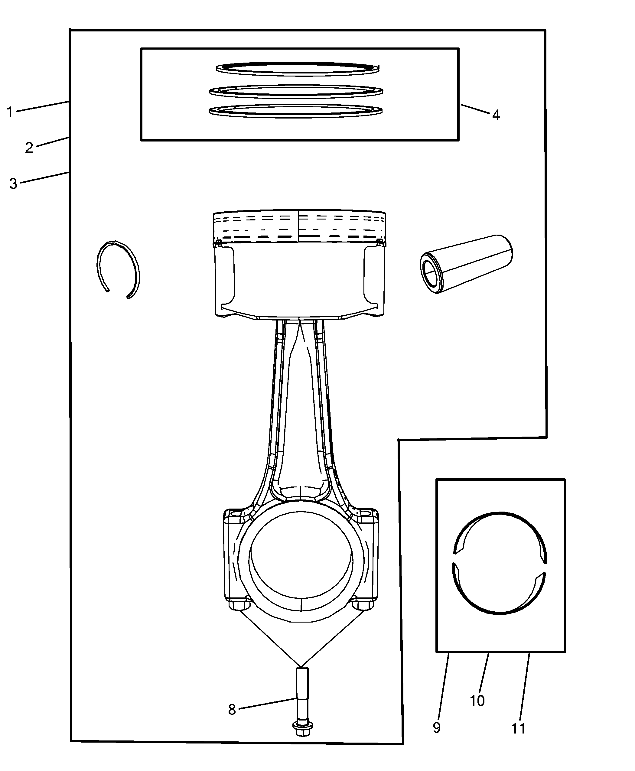 10105-020 PISTONS AND RINGS 
