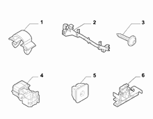 55527-030 PASSENGER COMPARTMENT AND REAR CABLE SET FASTENERS