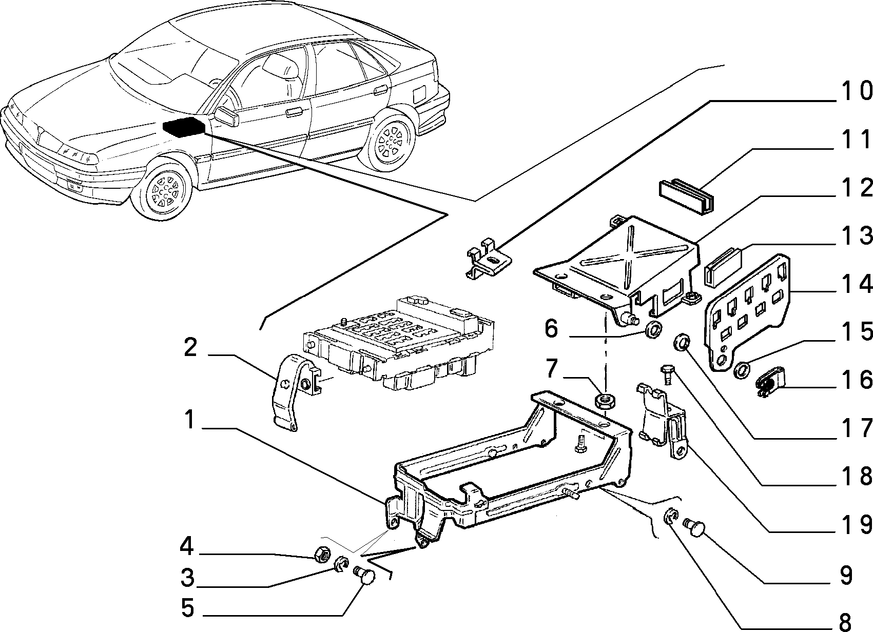 55502/00 БЛОК СОЕДИНЕНИЙ И ВЫКЛЮЧАТЕЛЕЙ 