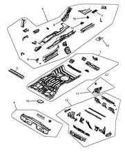 70006-020 REAR FLOOR PANEL